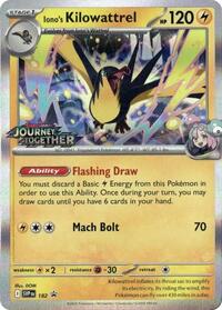Iono's Kilowattrel - 182 (Prerelease) (182) [SV: Scarlet & Violet Promo Cards]
