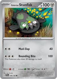 Galarian Stunfisk (106/159) [SV09: Journey Together]
