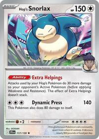 Hop's Snorlax (117/159) [SV09: Journey Together]