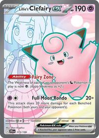 Lillie's Clefairy ex - 173/159 (173/159) [SV09: Journey Together]