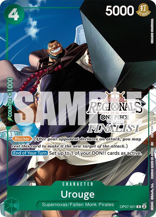Urouge (Offline Regional Finalist Card Set 2025 Vol.1) (OP07-021) [One Piece Promotion Cards]