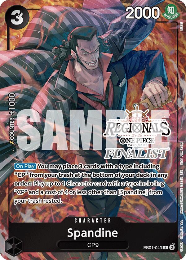 Spandine (Offline Regional Finalist Card Set 2025 Vol.1) (EB01-043) [One Piece Promotion Cards]