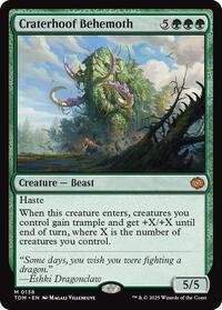 Craterhoof Behemoth (138) [Tarkir: Dragonstorm]