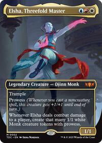 Elsha, Threefold Master (Borderless) (2) [Commander: Tarkir: Dragonstorm]