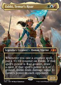 Eshki, Temur's Roar (Borderless) (3) [Commander: Tarkir: Dragonstorm]