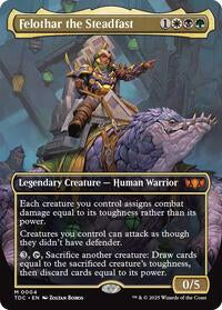 Felothar the Steadfast (Borderless) (4) [Commander: Tarkir: Dragonstorm]
