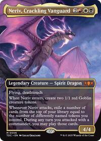 Neriv, Crackling Vanguard (Borderless) (6) [Commander: Tarkir: Dragonstorm]