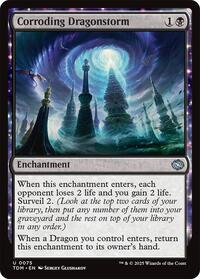 Corroding Dragonstorm (75) [Tarkir: Dragonstorm]