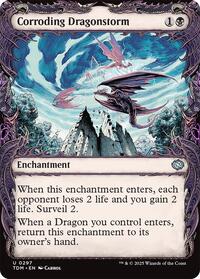 Corroding Dragonstorm (Showcase) (297) [Tarkir: Dragonstorm]