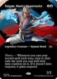 Taigam, Master Opportunist (Borderless) (335) [Tarkir: Dragonstorm]