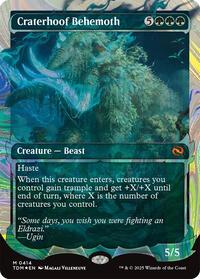 Craterhoof Behemoth (Showcase) (Halo Foil) (414) [Tarkir: Dragonstorm]