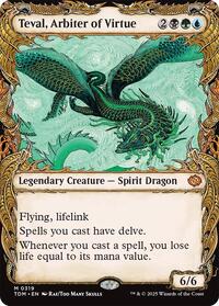 Teval, Arbiter of Virtue (Showcase) (319) [Tarkir: Dragonstorm]