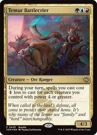 Temur Battlecrier (TDM Bundle) (425) [Unique and Miscellaneous Promos]