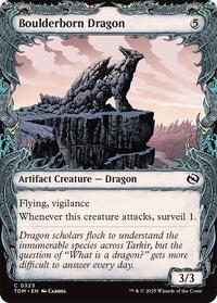 Boulderborn Dragon (Showcase) (323) [Tarkir: Dragonstorm]