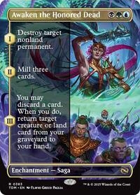 Awaken the Honored Dead (Borderless) (383) [Tarkir: Dragonstorm]