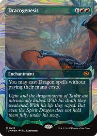 Dracogenesis (0412) (Showcase) (Halo Foil) (412) [Tarkir: Dragonstorm]