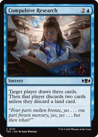Compulsive Research (147) [Commander: Tarkir: Dragonstorm]