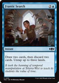 Frantic Search (153) [Commander: Tarkir: Dragonstorm]