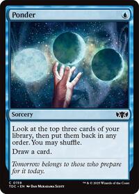 Ponder (159) [Commander: Tarkir: Dragonstorm]