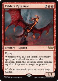 Caldera Pyremaw (33) [Commander: Tarkir: Dragonstorm]
