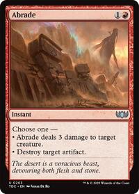 Abrade (203) [Commander: Tarkir: Dragonstorm]