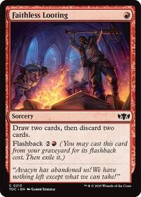 Faithless Looting (213) [Commander: Tarkir: Dragonstorm]