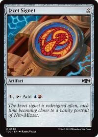 Izzet Signet (320) [Commander: Tarkir: Dragonstorm]