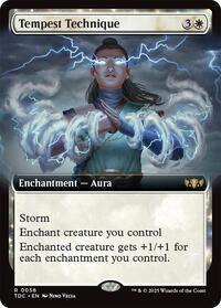 Tempest Technique (Extended Art) (56) [Commander: Tarkir: Dragonstorm]