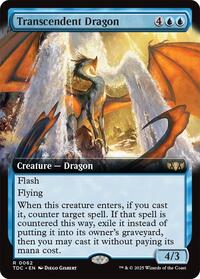 Transcendent Dragon (Extended Art) (62) [Commander: Tarkir: Dragonstorm]