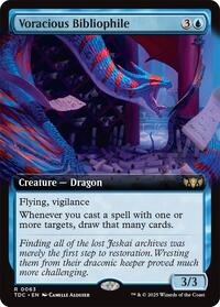 Voracious Bibliophile (Extended Art) (63) [Commander: Tarkir: Dragonstorm]