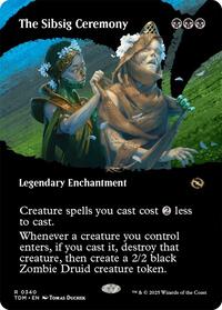 The Sibsig Ceremony (Borderless) (340) [Tarkir: Dragonstorm]