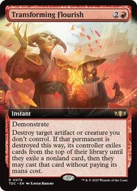 Transforming Flourish (Extended Art) (79) [Commander: Tarkir: Dragonstorm]