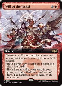 Will of the Jeskai (Extended Art) (80) [Commander: Tarkir: Dragonstorm]
