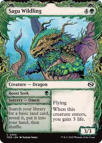 Sagu Wildling (Showcase) (306) [Tarkir: Dragonstorm]