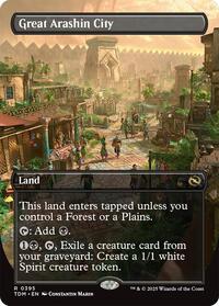 Great Arashin City (Borderless) (395) [Tarkir: Dragonstorm]
