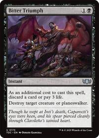 Bitter Triumph (173) [Commander: Tarkir: Dragonstorm]