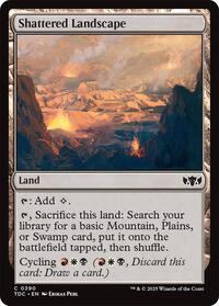 Shattered Landscape (390) [Commander: Tarkir: Dragonstorm]