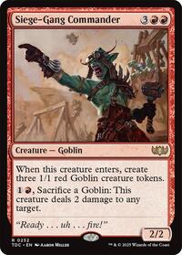 Siege-Gang Commander (232) [Commander: Tarkir: Dragonstorm]