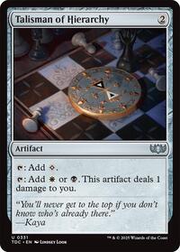 Talisman of Hierarchy (331) [Commander: Tarkir: Dragonstorm]