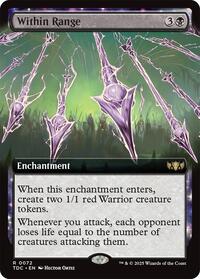 Within Range (Extended Art) (72) [Commander: Tarkir: Dragonstorm]