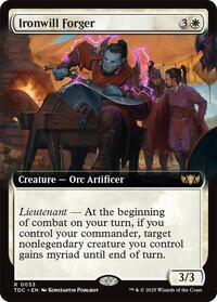 Ironwill Forger (Extended Art) (53) [Commander: Tarkir: Dragonstorm]