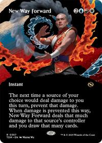 New Way Forward (Borderless) (367) [Tarkir: Dragonstorm]