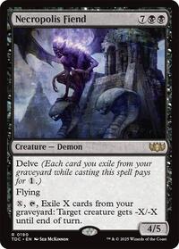 Necropolis Fiend (190) [Commander: Tarkir: Dragonstorm]