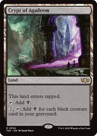 Crypt of Agadeem (354) [Commander: Tarkir: Dragonstorm]