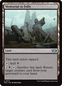 Memorial to Folly (377) [Commander: Tarkir: Dragonstorm]