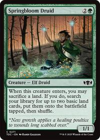 Springbloom Druid (271) [Commander: Tarkir: Dragonstorm]