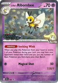 Lillie's Ribombee - 183 (Prerelease) [Staff] (183) [SV: Scarlet & Violet Promo Cards]