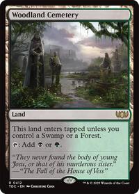 Woodland Cemetery (412) [Commander: Tarkir: Dragonstorm]