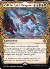Call the Spirit Dragons (Showcase) (309) [Tarkir: Dragonstorm]
