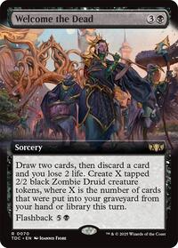 Welcome the Dead (Extended Art) (70) [Commander: Tarkir: Dragonstorm]